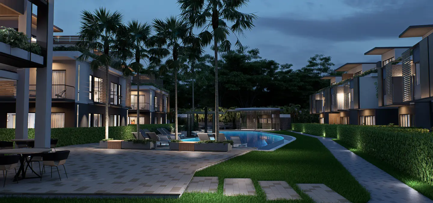 ID , Green Garden III, One Bedroom Apartment For Sale In Vista Cana, Punta Cana With Patio ()