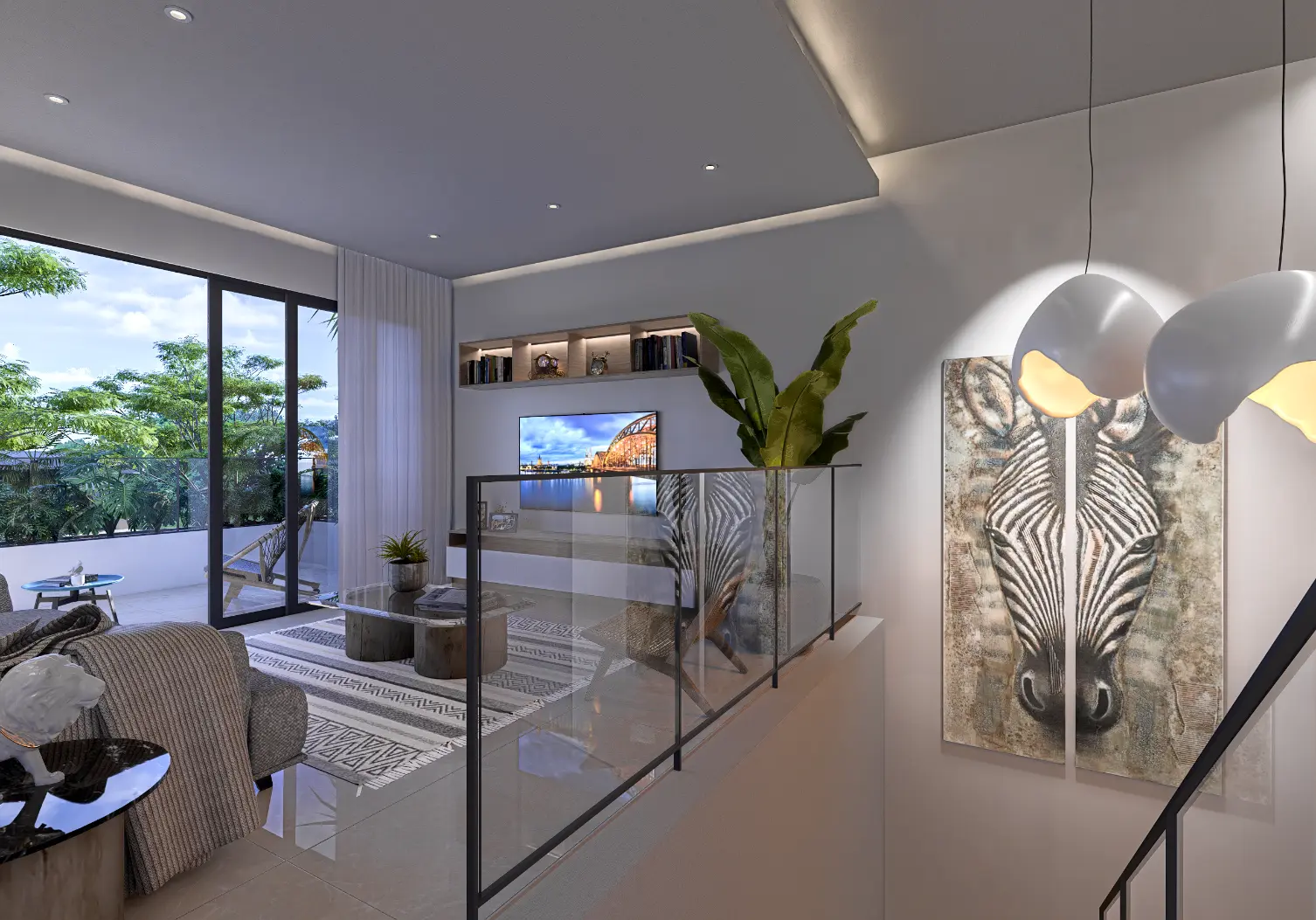 ID , Green Garden III, One Bedroom Penthouse For Sale In Vista Cana, Punta Cana With Rooftop ()