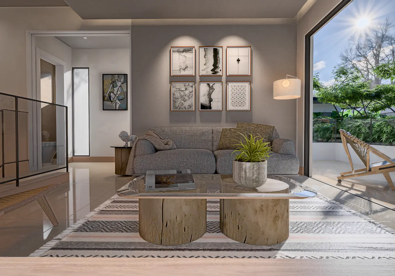 ID , Green Garden III, One Bedroom Penthouse For Sale In Vista Cana, Punta Cana With Rooftop ()