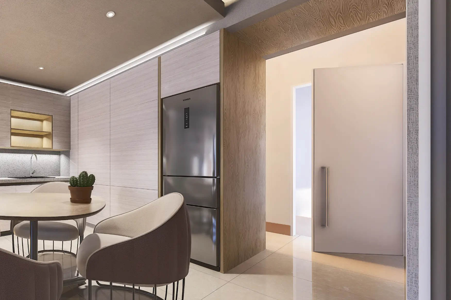 ID , Green Garden III, One Bedroom Penthouse For Sale In Vista Cana, Punta Cana With Rooftop ()