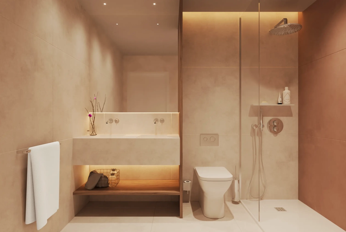 Las Iguanas: Penthouse de un dormitorio en venta en Crystal Garden, Cap Cana con vistas a la piscina