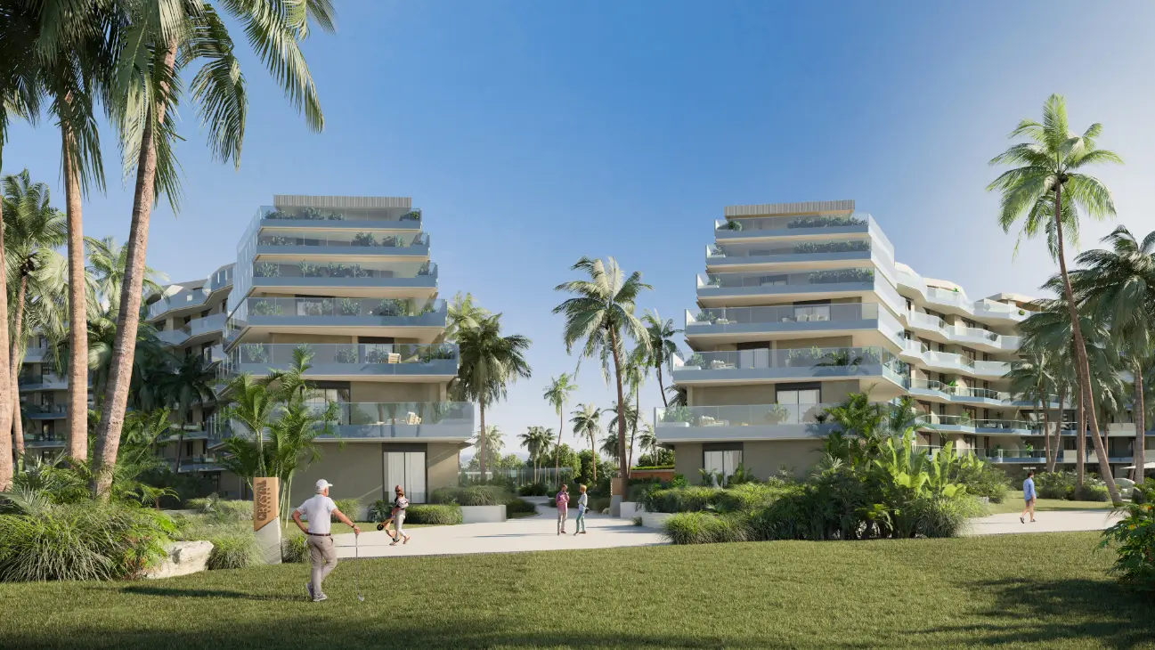 Las Iguanas: One-Bedroom Penthouse for Sale at Crystal Garden, Cap Cana with Pool View