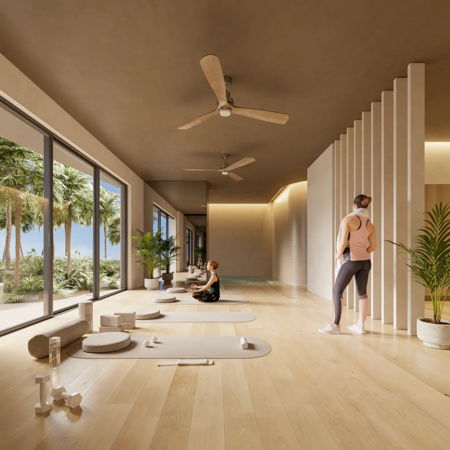 Las Iguanas: Penthouse de un dormitorio en venta en Crystal Garden, Cap Cana con vistas a la piscina