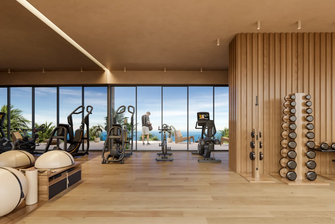 Las Iguanas: Penthouse de un dormitorio en venta en Crystal Garden, Cap Cana con vistas a la piscina
