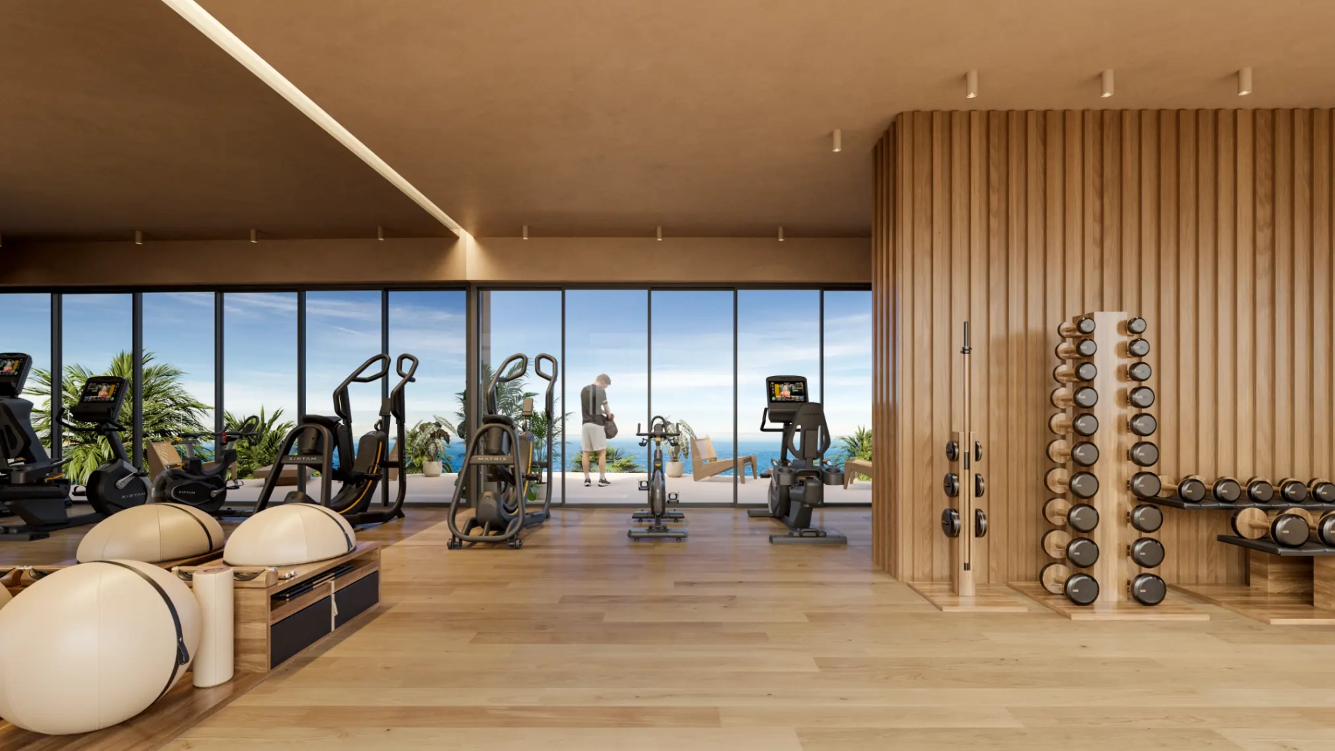 Las Iguanas: Penthouse de un dormitorio en venta en Crystal Garden, Cap Cana con vistas a la piscina
