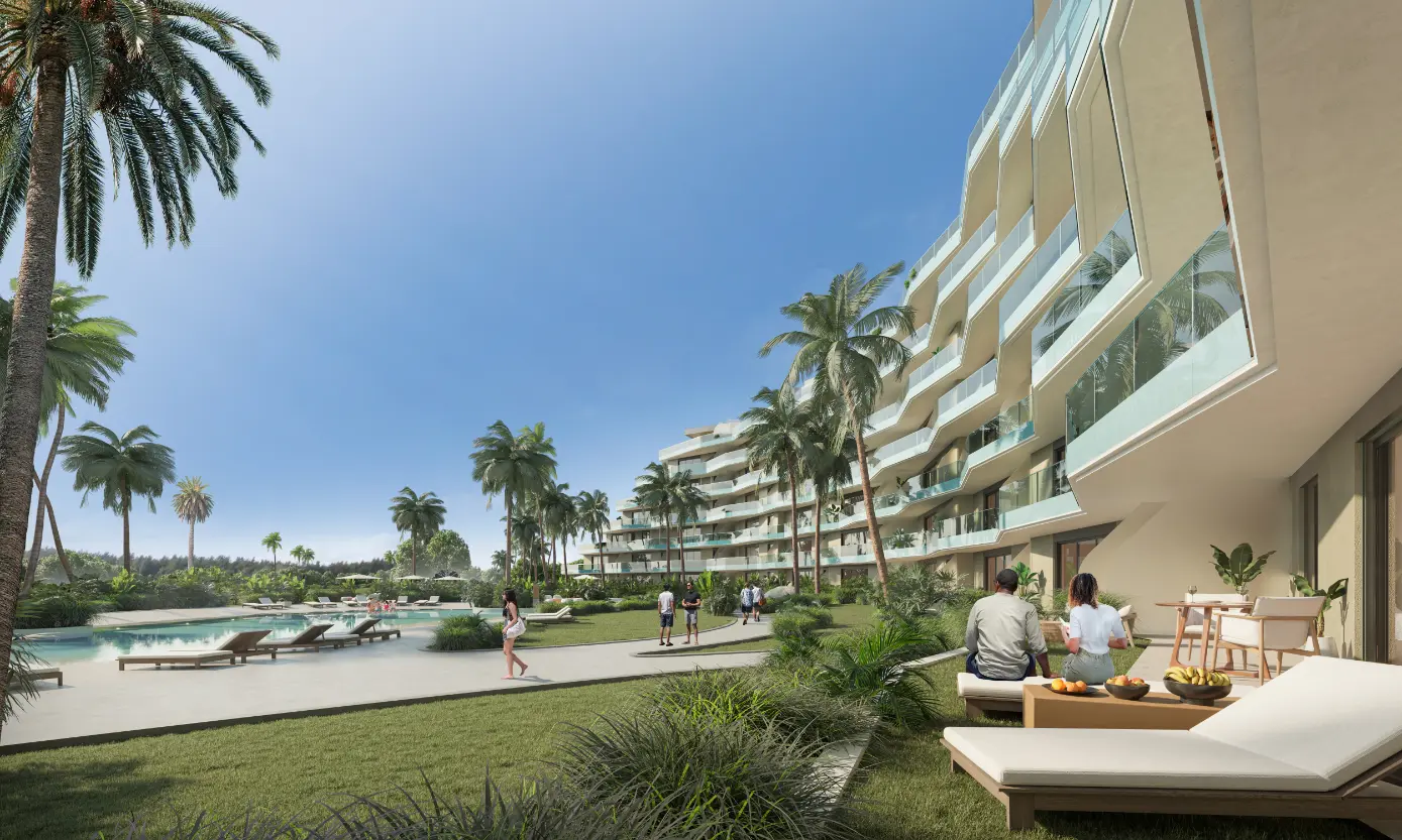 Las Iguanas: Two-Bedroom Penthouse for Sale at Crystal Garden, Cap Cana with Golf and Pool View