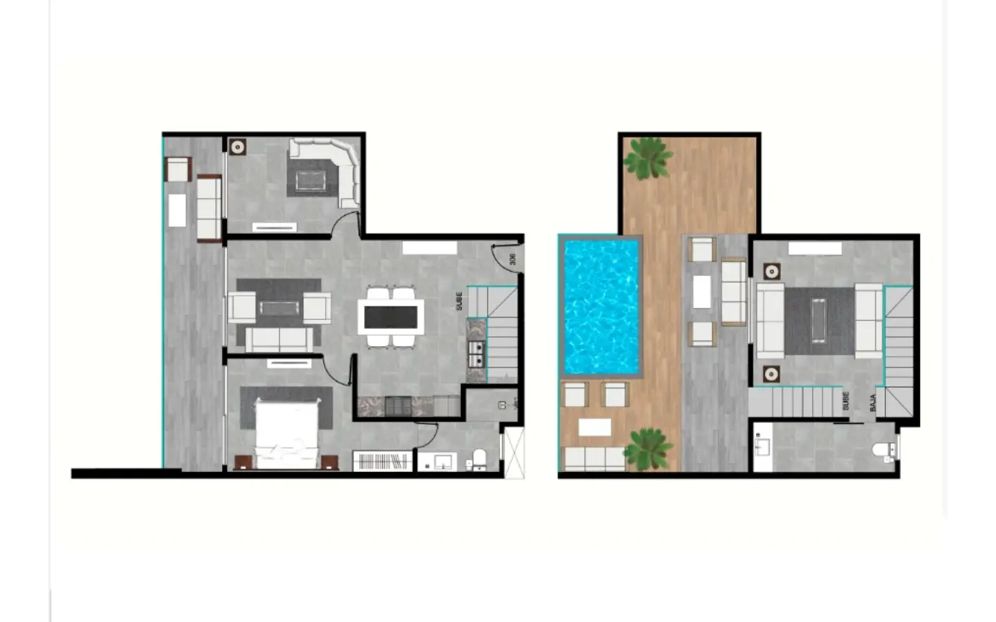 ID , Ciudad Las Canas, One Bedroom Penthouse with Ocean Views for Sale at Cana Essence, Cap Cana ()