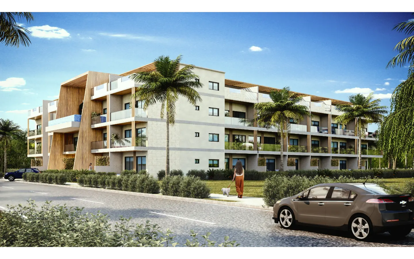 Green Village : One-Bedroom Penthouse for Sale at Cana Essence, Cap Cana with Ocean Views