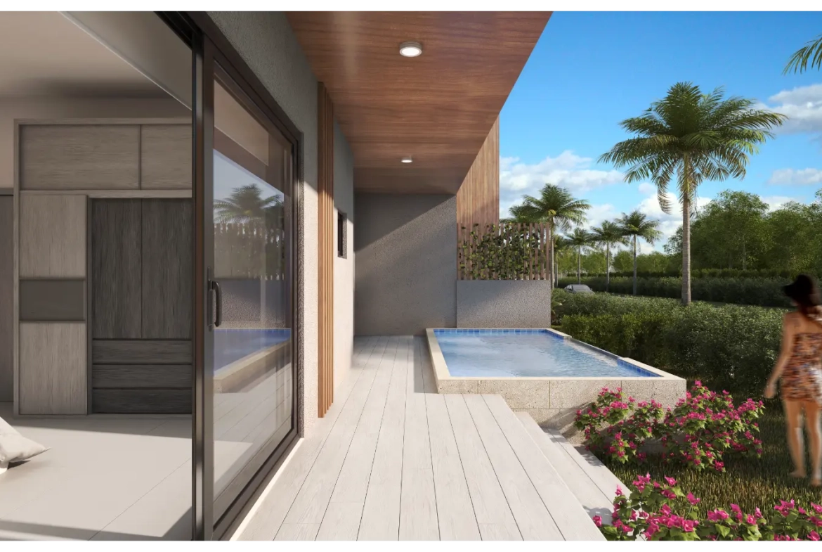 ID , Ciudad las Canas Two Bedroom Penthouse for Sale at Cana Essence, Cap Cana with Rooftop Terrace ()