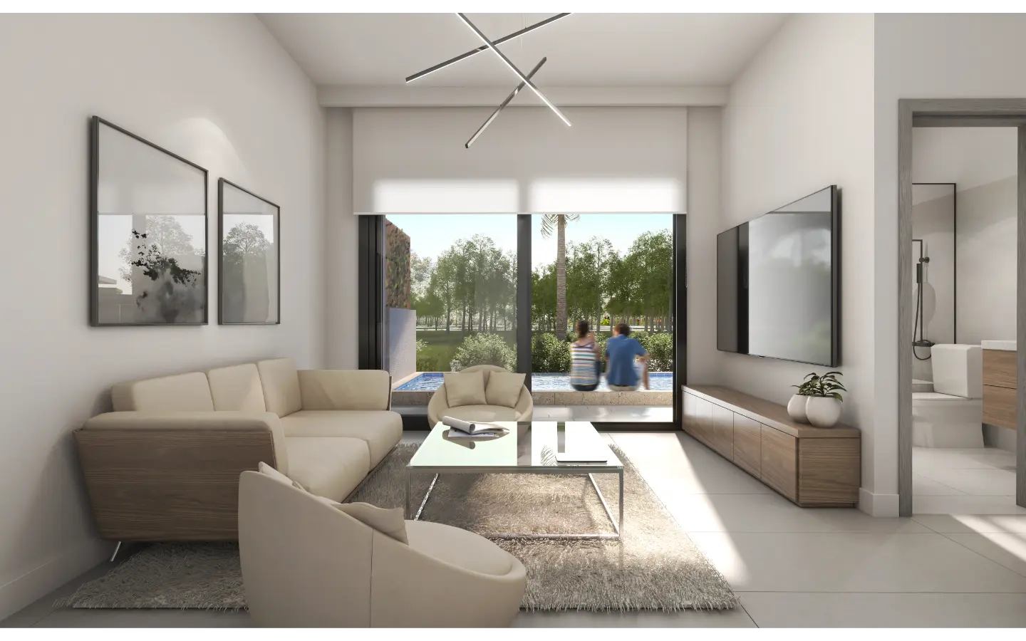 ID , Ciudad las Canas Two Bedroom Penthouse for Sale at Cana Essence, Cap Cana with Rooftop Terrace ()