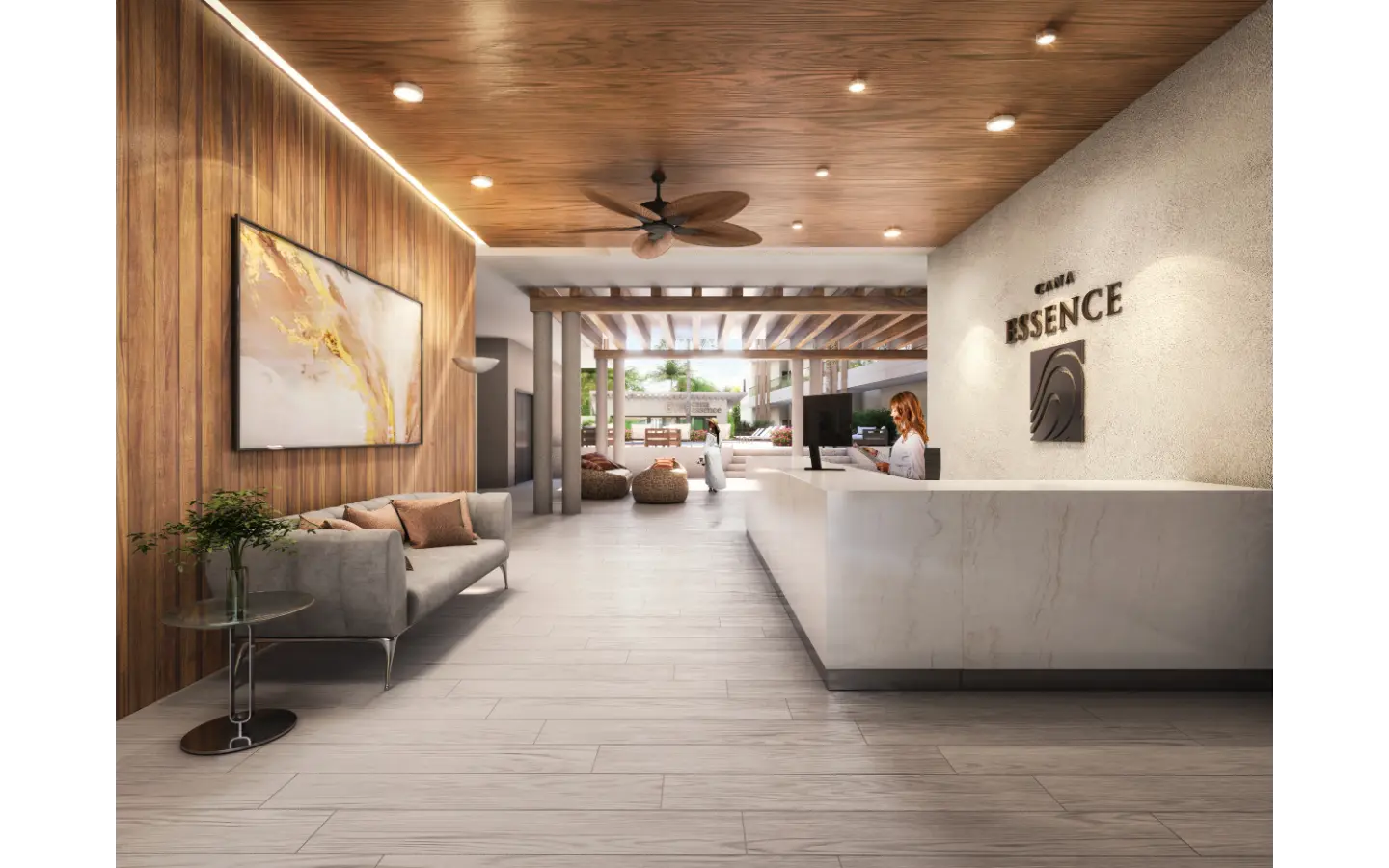 ID , Ciudad las Canas Two Bedroom Penthouse for Sale at Cana Essence, Cap Cana with Rooftop Terrace ()