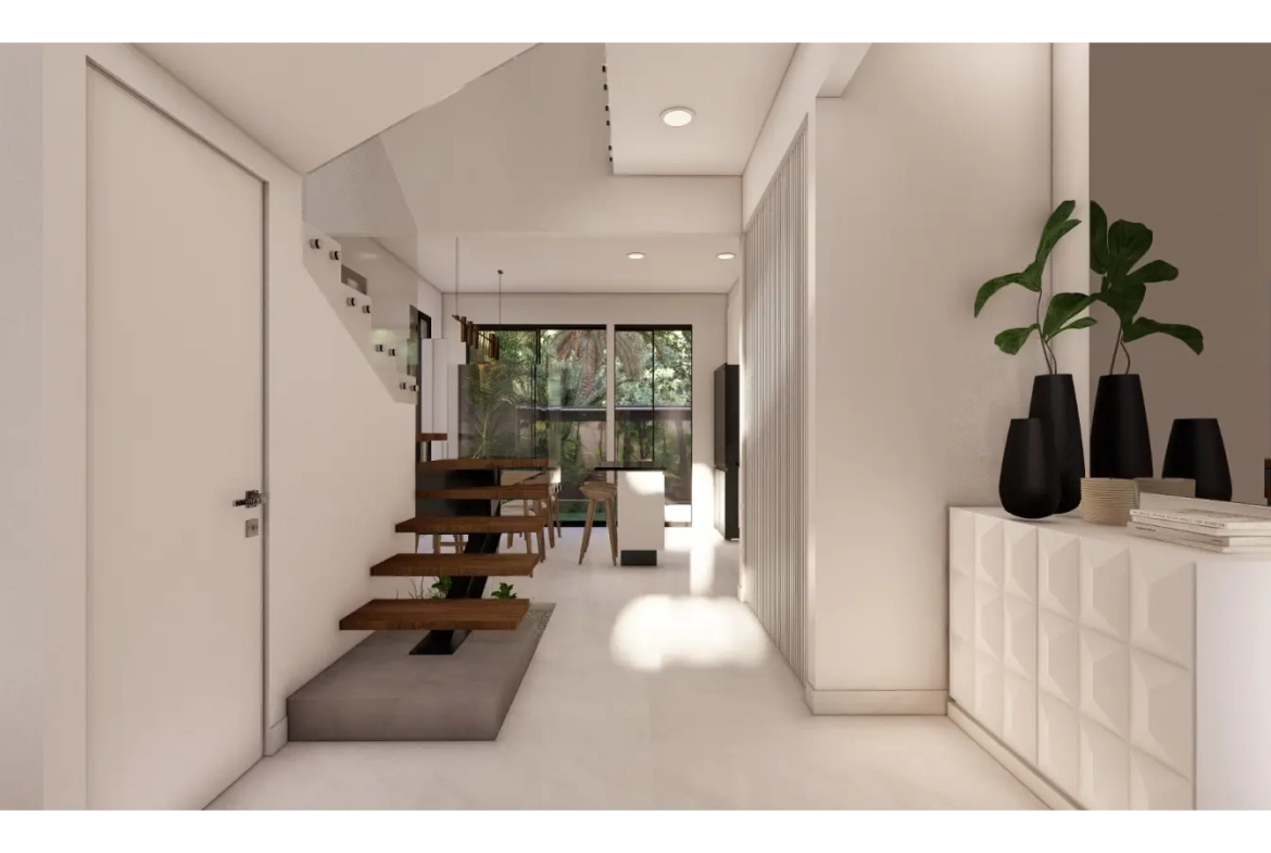 Cascais, Villa de tres dormitorios en venta en el centro de Punta Cana con Patio