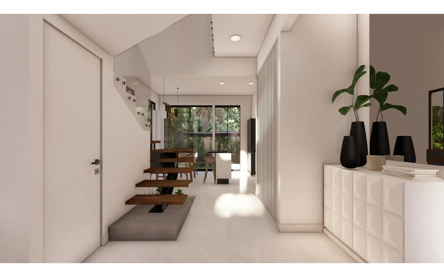 Cascais, Villa de tres dormitorios en venta en el centro de Punta Cana con Patio