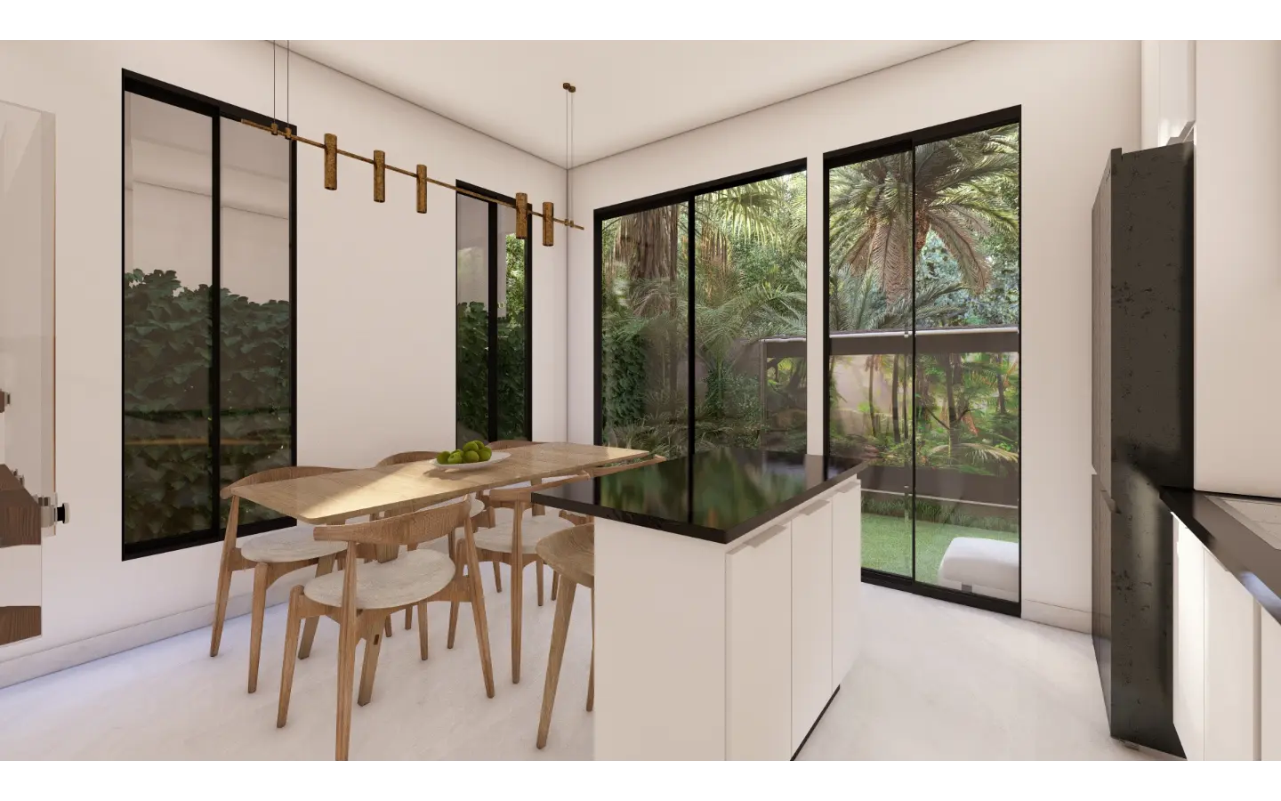 Cascais, Villa de tres dormitorios en venta en el centro de Punta Cana con Patio