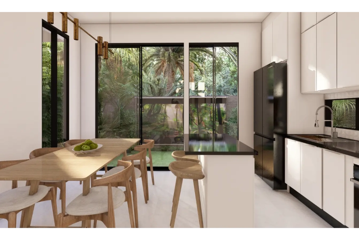 Cascais, Villa de tres dormitorios en venta en el centro de Punta Cana con Patio
