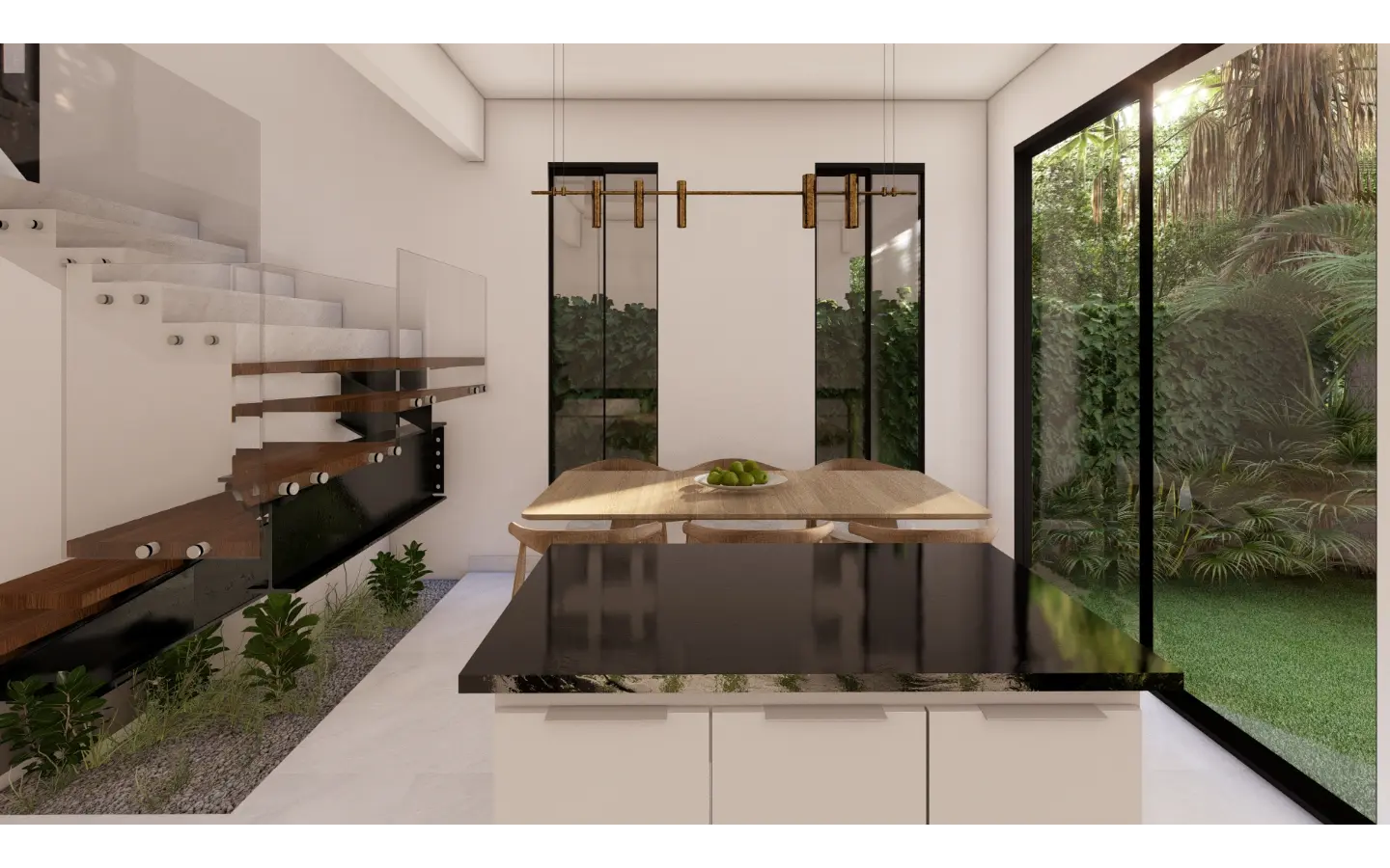 Cascais, Villa de tres dormitorios en venta en el centro de Punta Cana con Patio