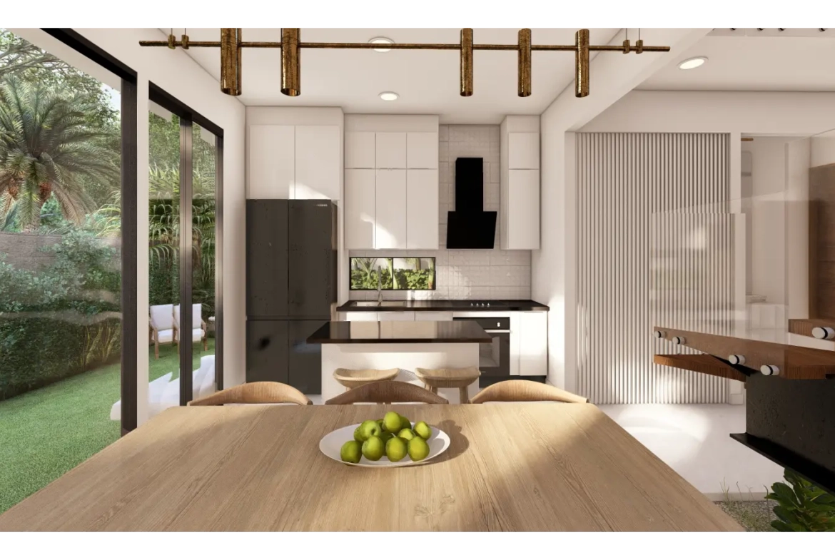 Cascais, Villa de tres dormitorios en venta en el centro de Punta Cana con Patio