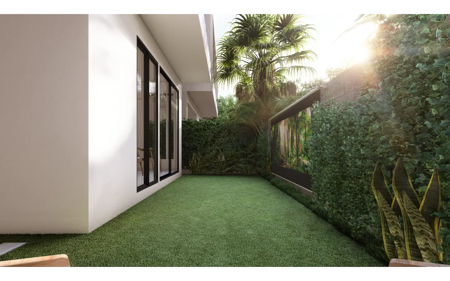 Cascais, Villa de tres dormitorios en venta en el centro de Punta Cana con Patio