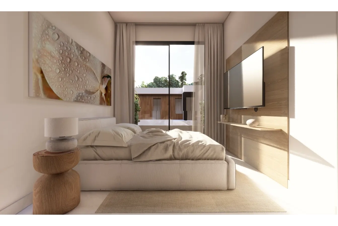 Cascais, Villa de tres dormitorios en venta en el centro de Punta Cana con Patio