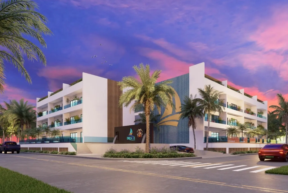 ID , Drake Apartments, Three Bedroom Apartment for Sale in Pueblo Bavaro, Punta Cana With Lobby ()