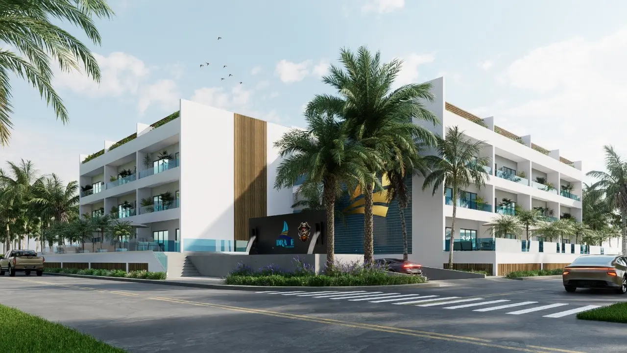 ID , Drake Apartments, Three Bedroom Apartment for Sale in Pueblo Bavaro, Punta Cana With Lobby ()