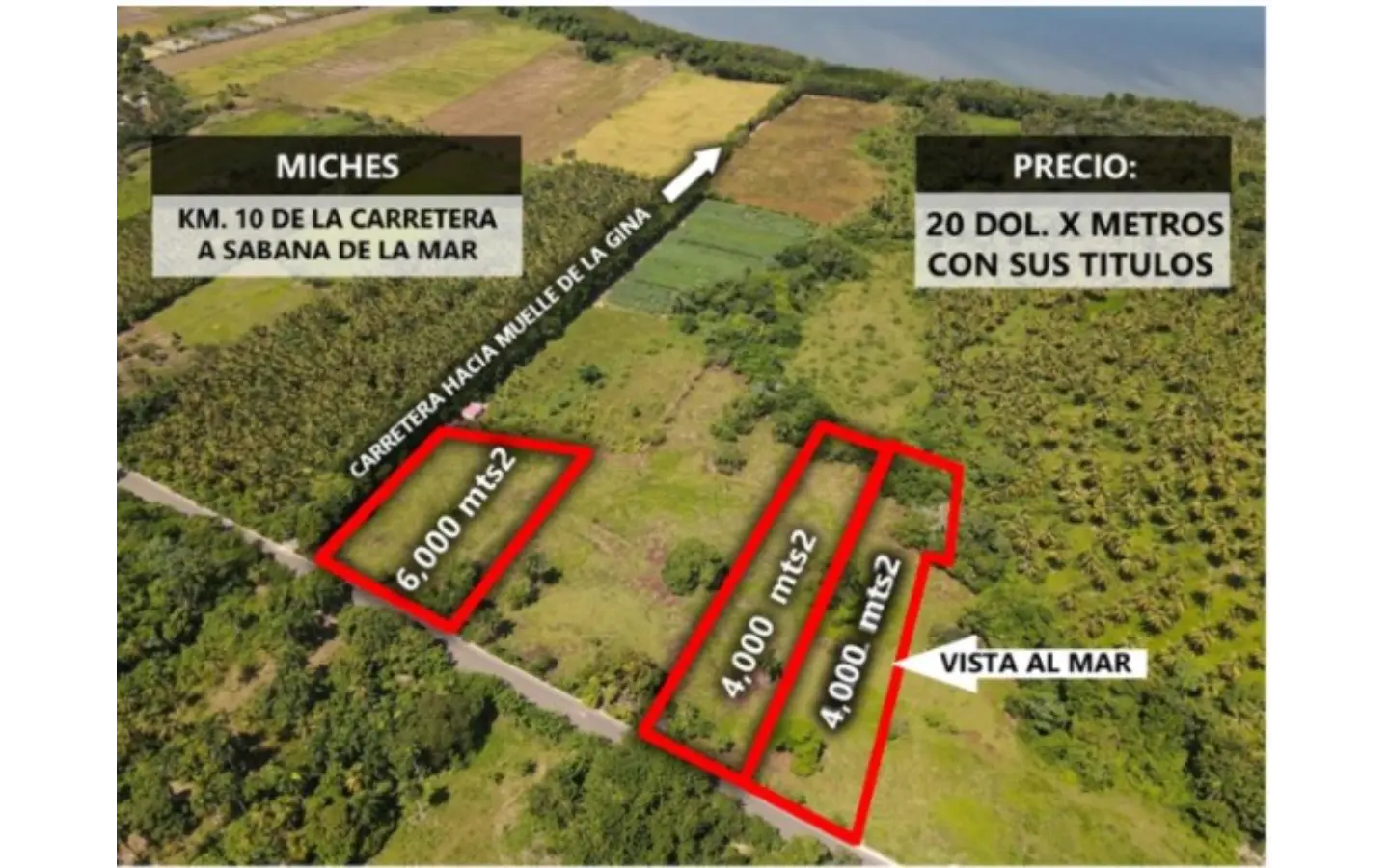 ID , Miches, Lot for Sale in El Seibo Province, Dominican Republic ()