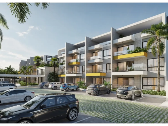 ID , LM Residences, one bedroom apartment for sale in Punta Cana with Balcony ()