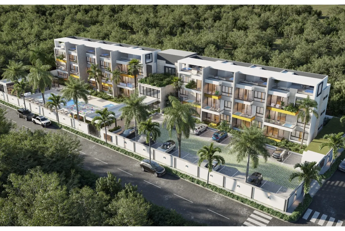 ID , LM Residences, one bedroom apartment for sale in Punta Cana with Balcony ()