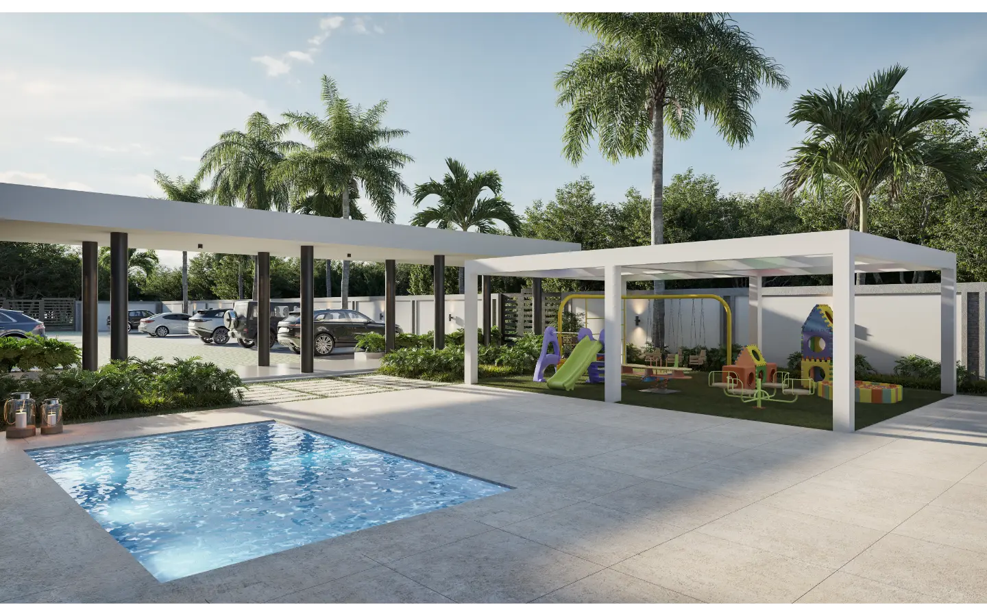 ID , LM Residences, one bedroom apartment for sale in Punta Cana with Balcony ()