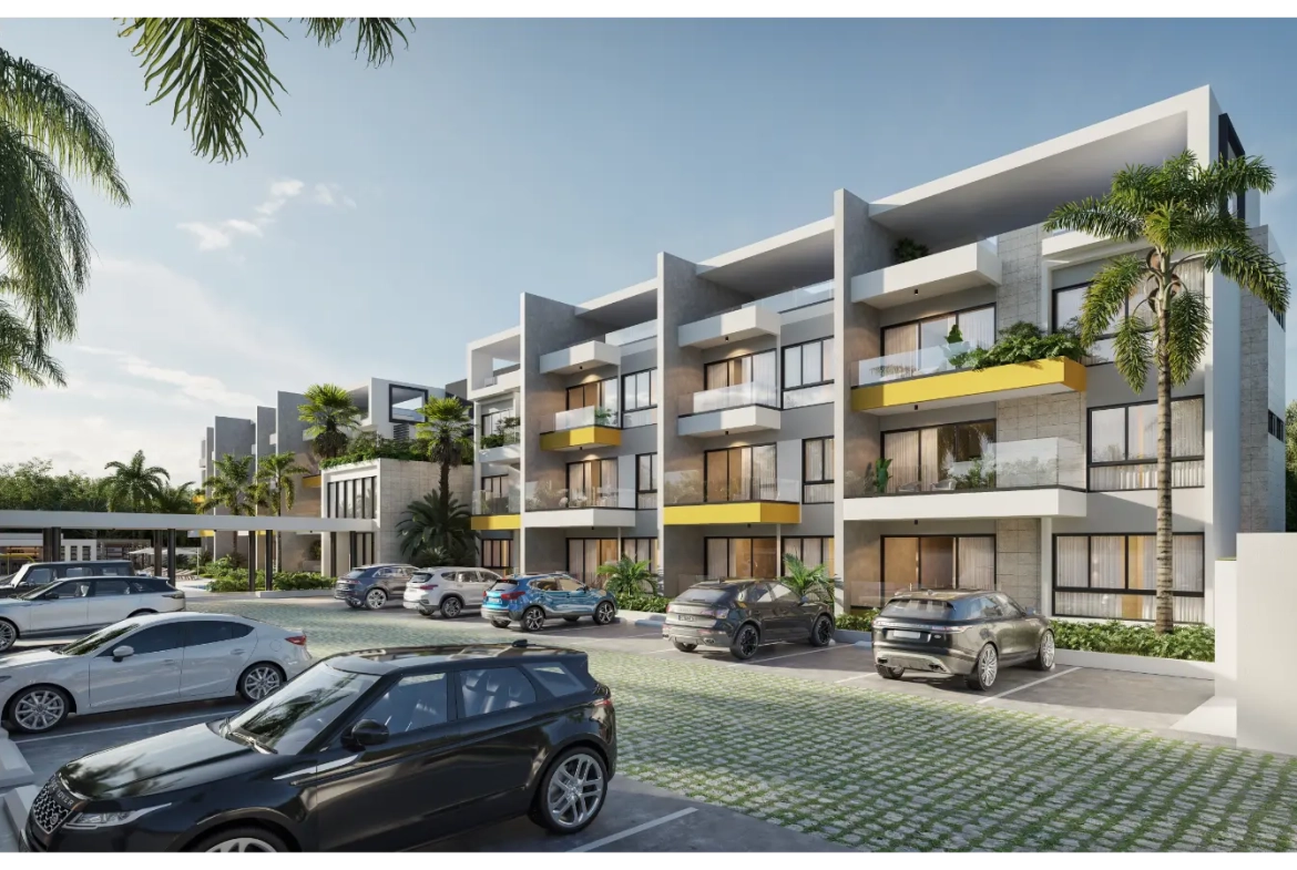 ID , LM Residences, two bedroom apartment for sale in Punta Cana with Garden ()