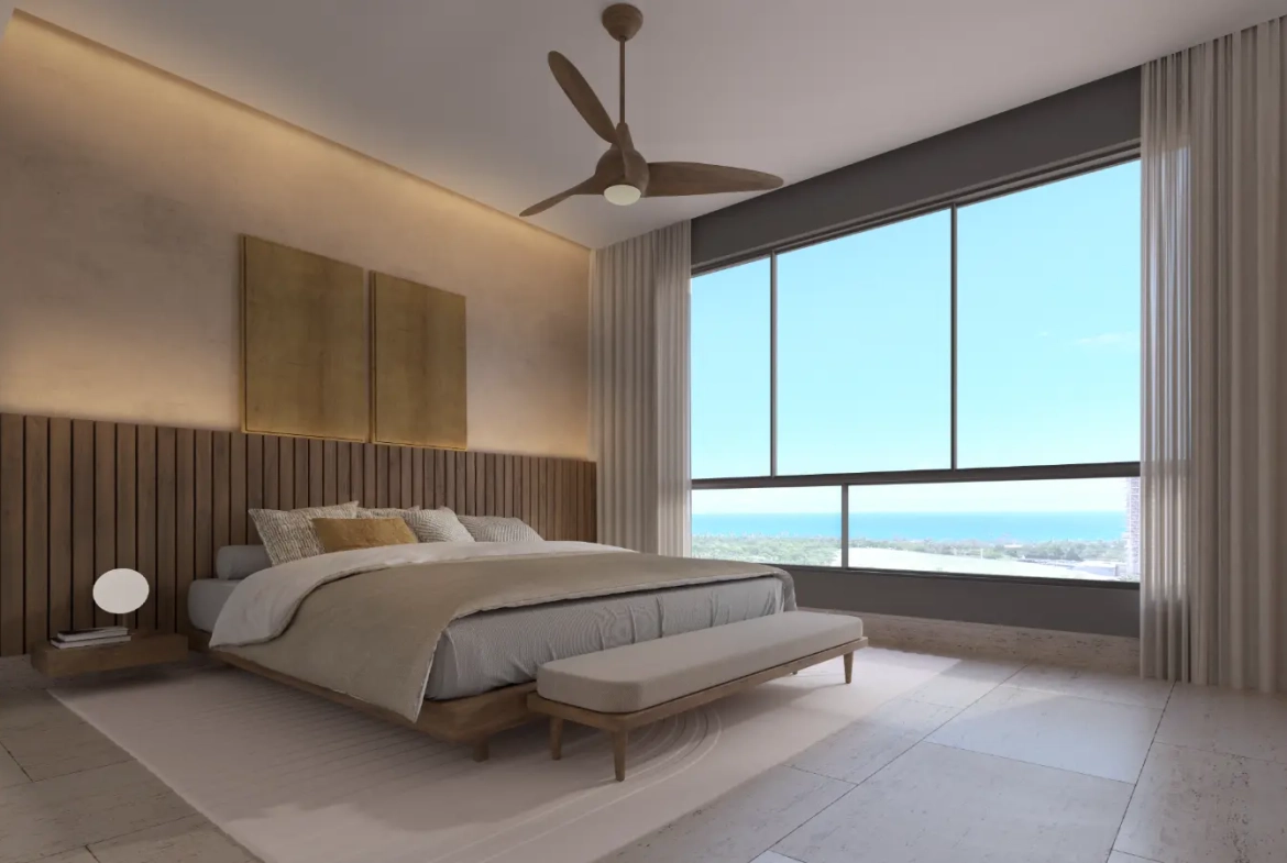 ID , Solea Tower, One Bedroom Condo for sale at Zabela Beach in Punta Cana with Garden View ()