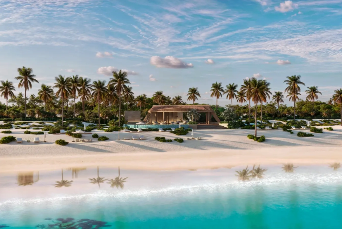 Zabela Beach, apartamento de una habitación en venta en Solea Palms en Punta Cana con vistas al jardín