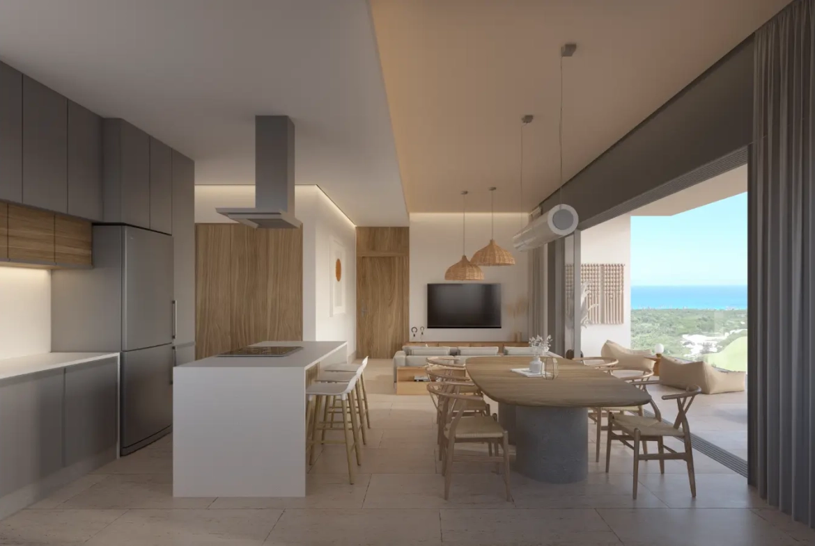ID , Zabela Beach, Two Bedroom Condo with Golf View for Sale at Solea Tower, Punta Cana ()