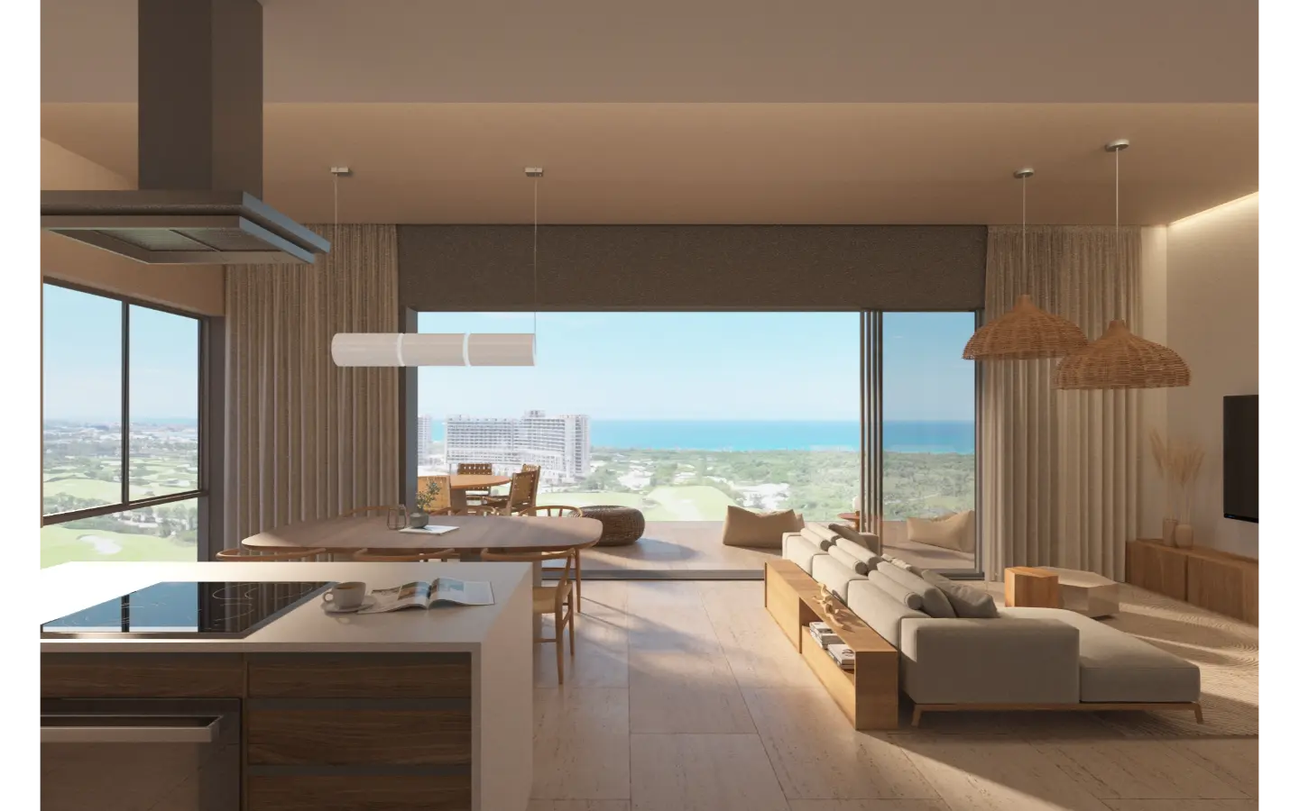 ID , Zabela Beach, Two Bedroom Condo with Golf View for Sale at Solea Tower, Punta Cana ()