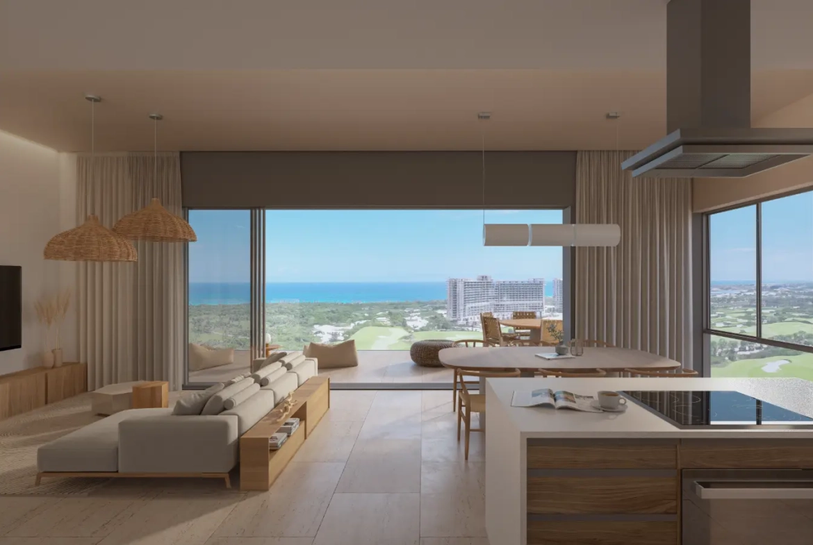 ID , Zabela Beach, Two Bedroom Condo with Golf View for Sale at Solea Tower, Punta Cana ()