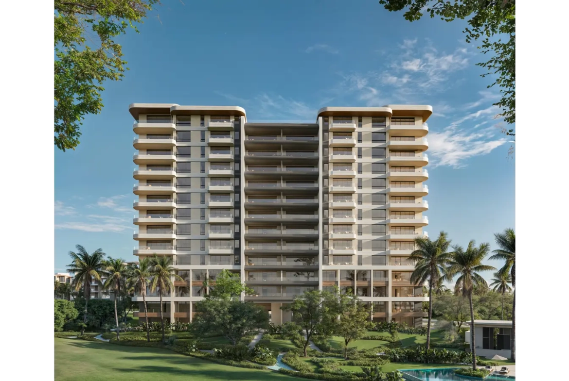 ID , Zabela Beach, Two Bedroom Condo with Golf View for Sale at Solea Tower, Punta Cana ()