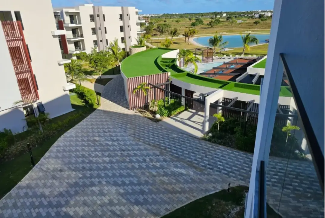 Vista Cana, Panorama Lake, Charming Three-Bedroom Apartment for Sale in Punta Cana