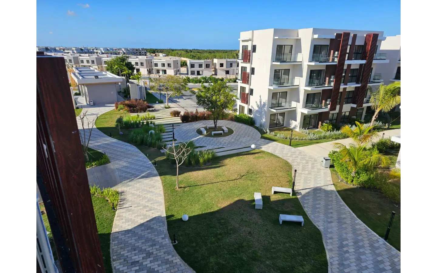 Two-Bedroom Apartment for Sale at Panorama Lake in Vista Cana, Punta Cana Featuring a Fishing Lake