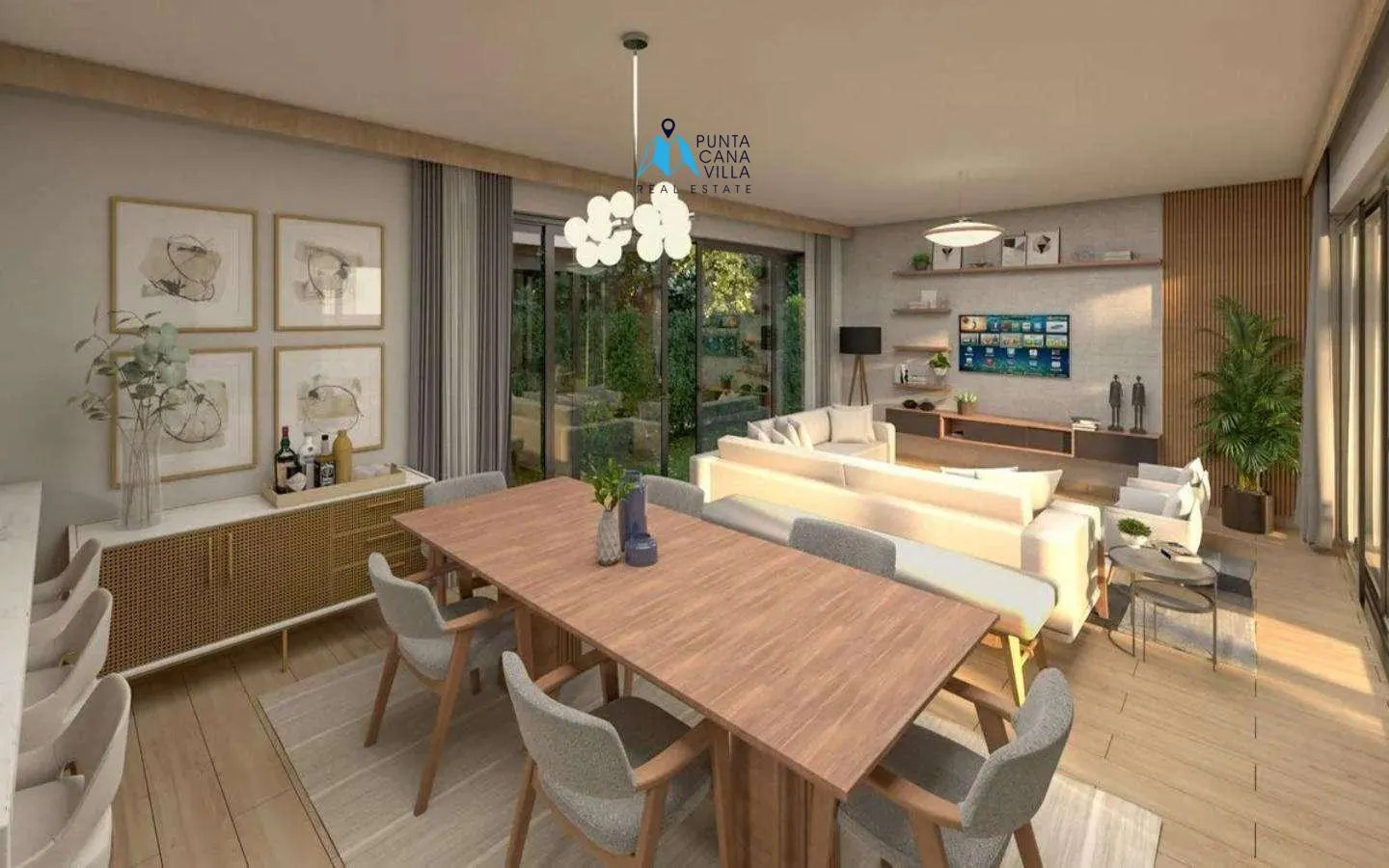 Las Sextas Four bedroom villa for sale in Punta Cana Village () Las Sextas Four bedroom villa for sale in Punta Cana Village ()