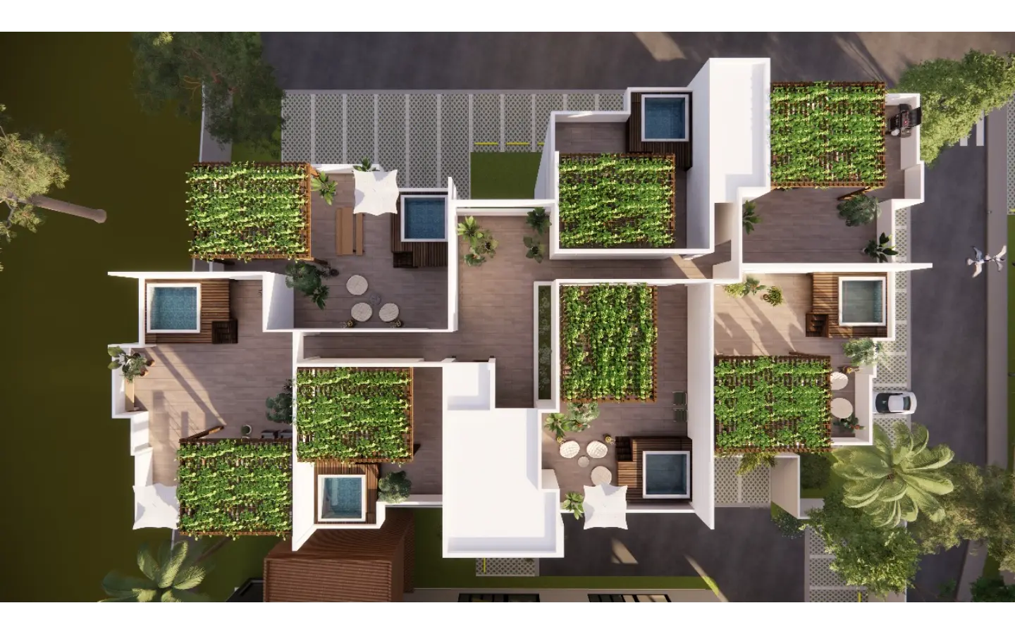 ID , Jardines del Prado Residences, Two Bedroom Apartment For Sale In Punta Cana with Controlled Access ()