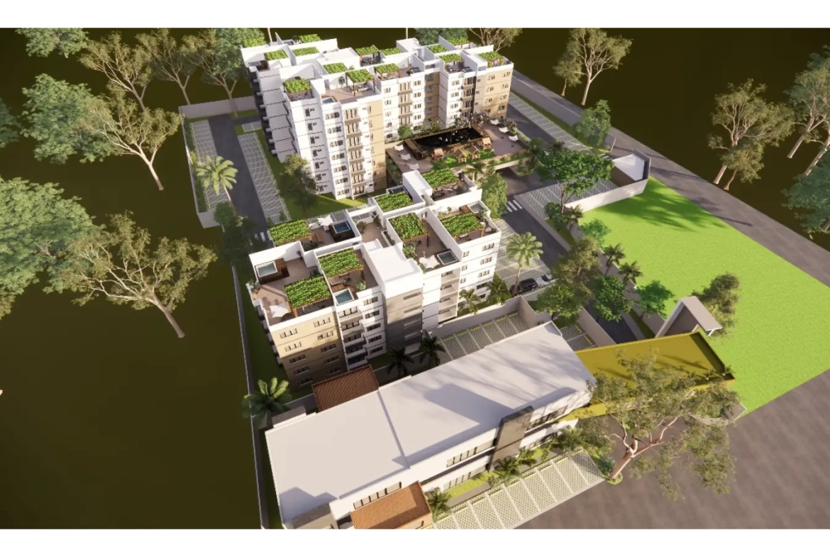 ID , Jardines del Prado Residences, Two Bedroom Apartment For Sale In Punta Cana with Controlled Access ()