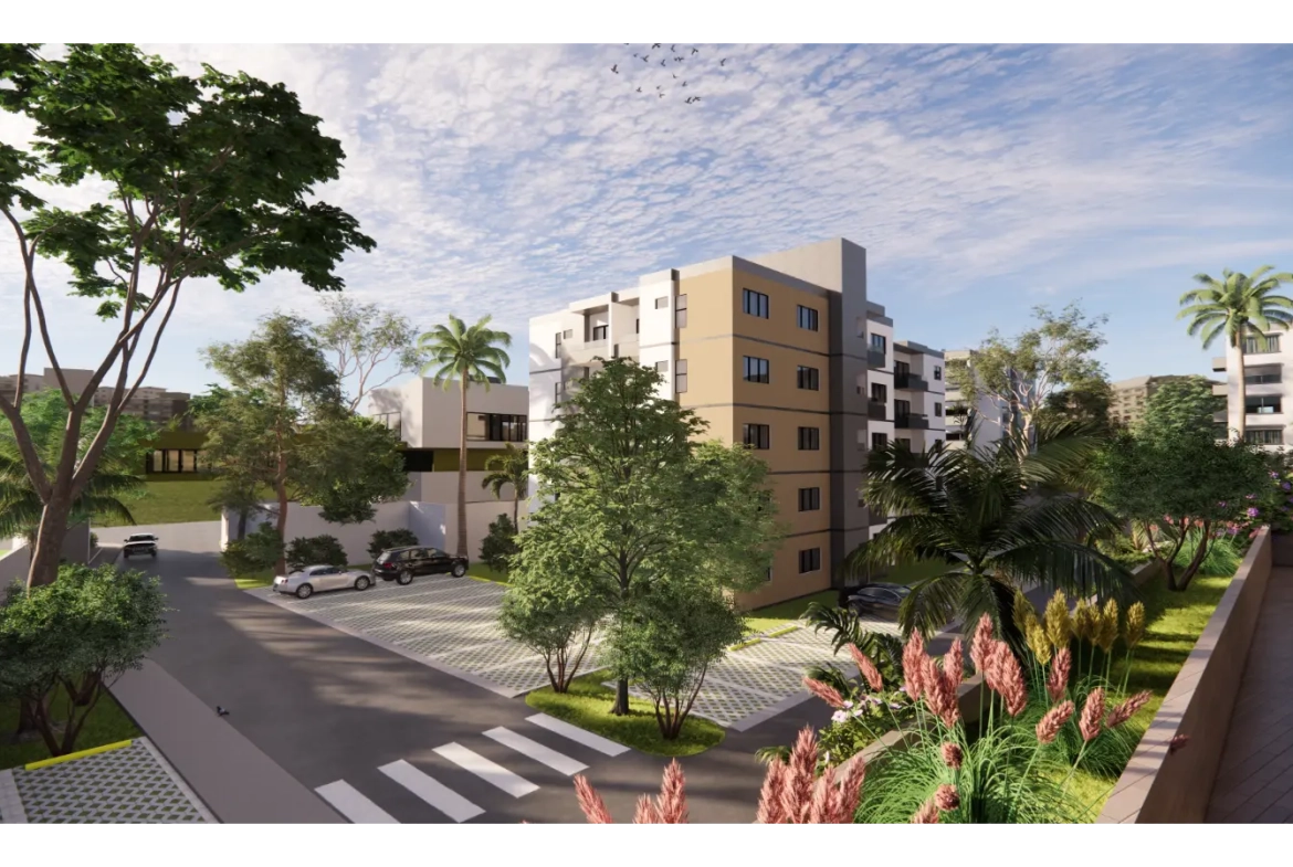 ID , Jardines del Prado Residences, Two Bedroom Apartment For Sale In Punta Cana with Controlled Access ()