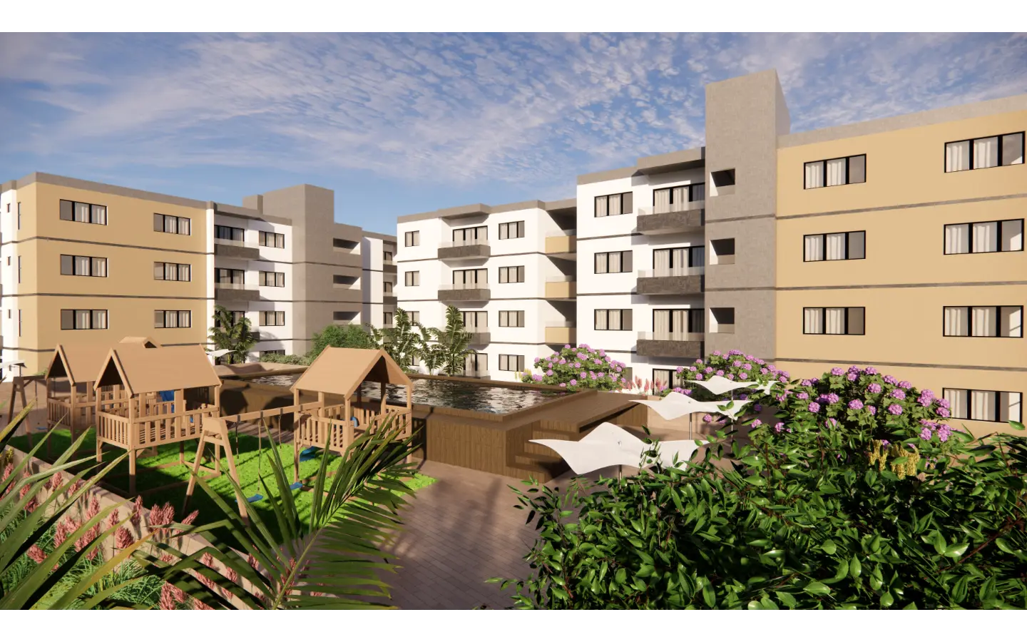 Jardines del Prado Residences: Luxurious Three-Bedroom Penthouse for Sale, Phase II, Punta Cana