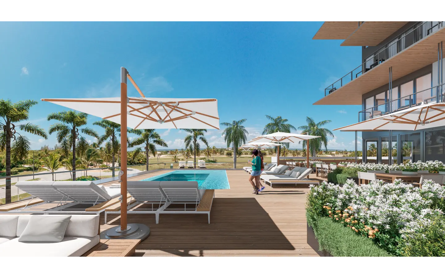 ID , Luxury Four Bedroom Condo for Sale at Olea Residences, Cap Cana with Exclusive Lake Access ()