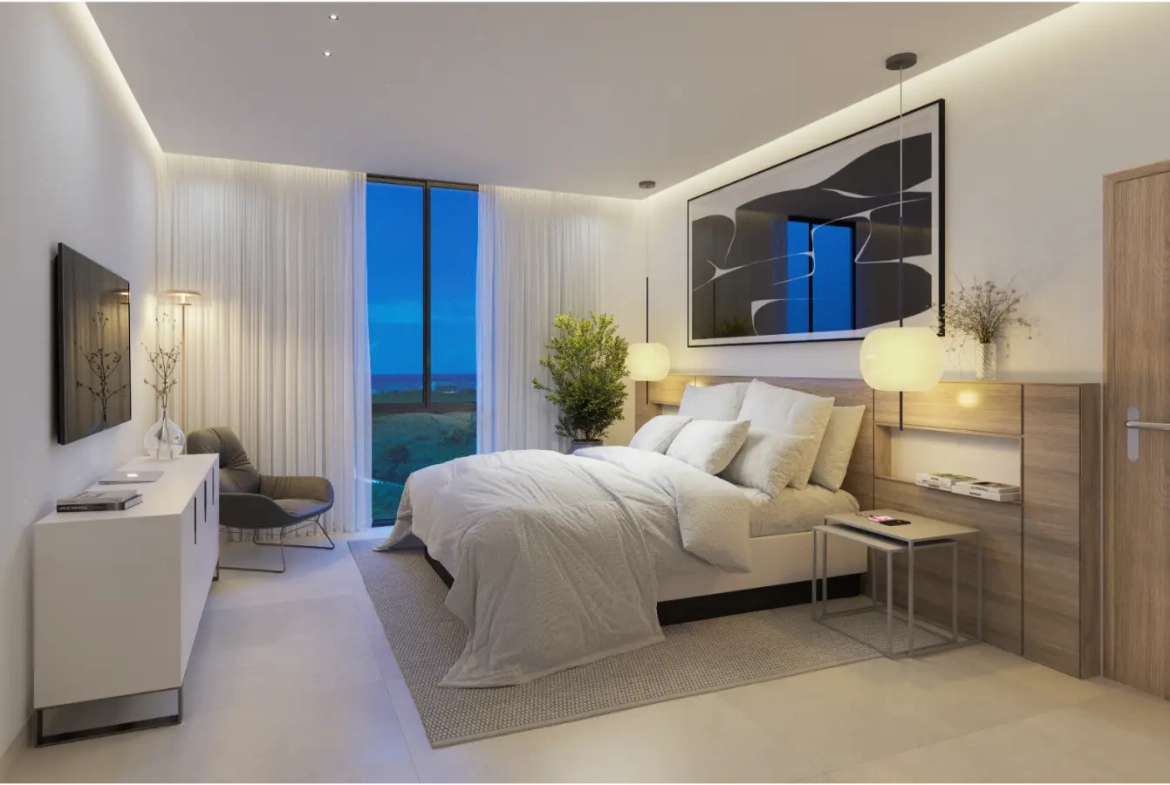 ID , Olea Residences, Three bedroom condo for sale in Cap Cana with Lake ()