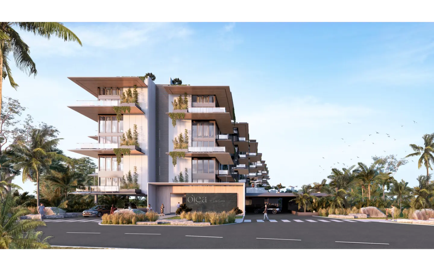 Olea Residences, Three-bedroom condo for sale in Cap Cana with Lake