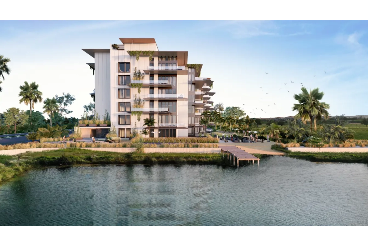 ID , Olea Residences, Three bedroom condo for sale in Cap Cana with Lake ()