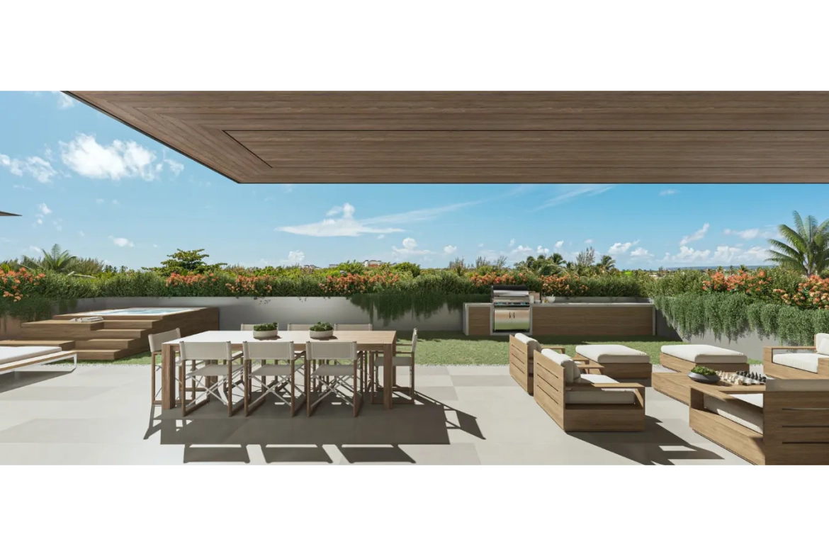 ID , Olea Residences, Three bedroom condo for sale in Cap Cana with Lake ()