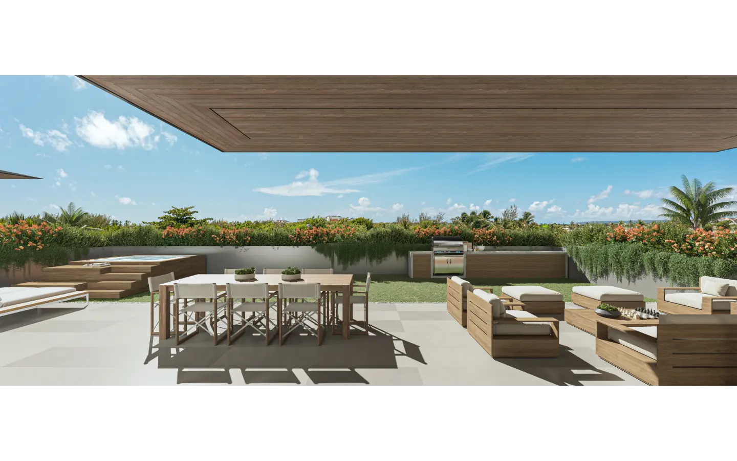 ID , Olea Residences, Three bedroom condo for sale in Cap Cana with Lake ()