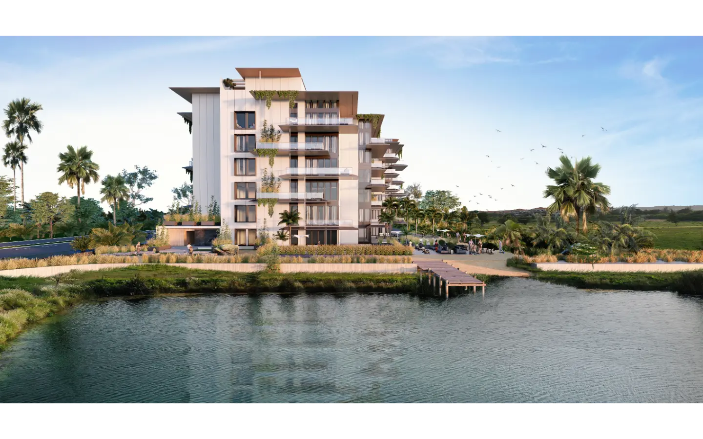 Two Bedroom condo for sale at Olea Residences in Cap Cana with Terrace